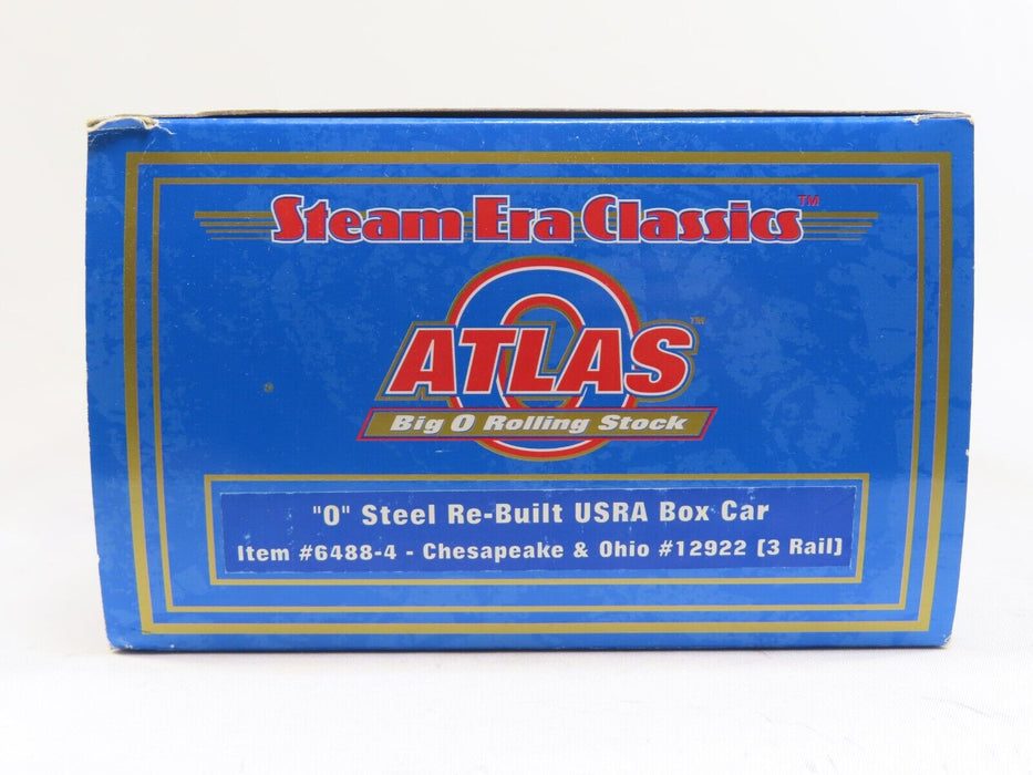 Atlas 6488-4 "O" Steel Re-Buil USRA Box Car Chesapeake & Ohio #12922 NIB