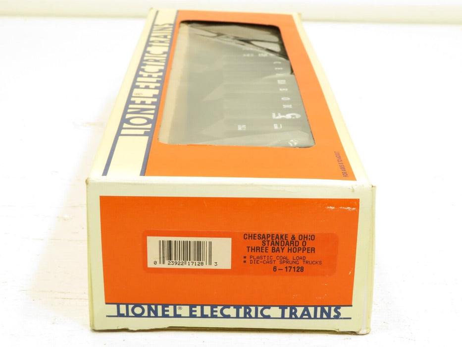 Lionel 6-17128 Chesapeake & Ohio Standard O Three Bay Hopper LN