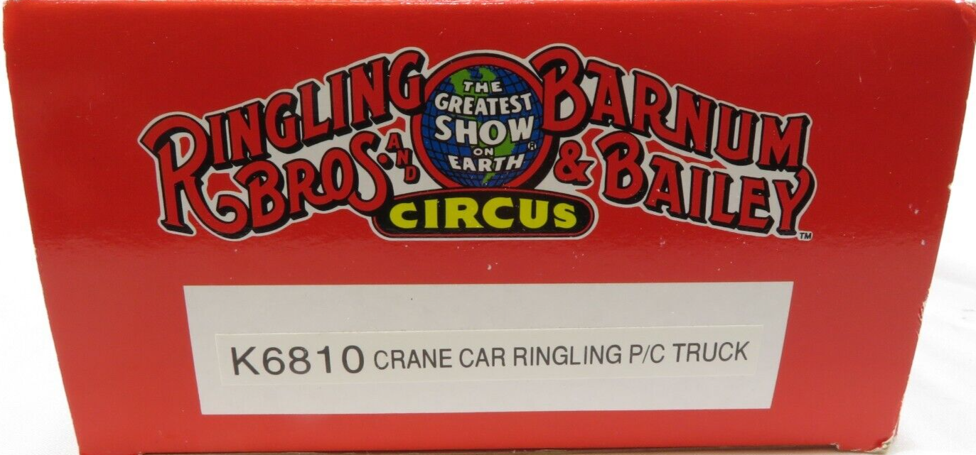 K-Line K6810 Ringling Bros. Circus Crane Car  NIB