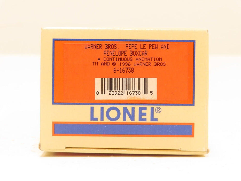 Lionel 6-16738 Warner Bros. Pepe Le Pew & Penelope Boxcar LN