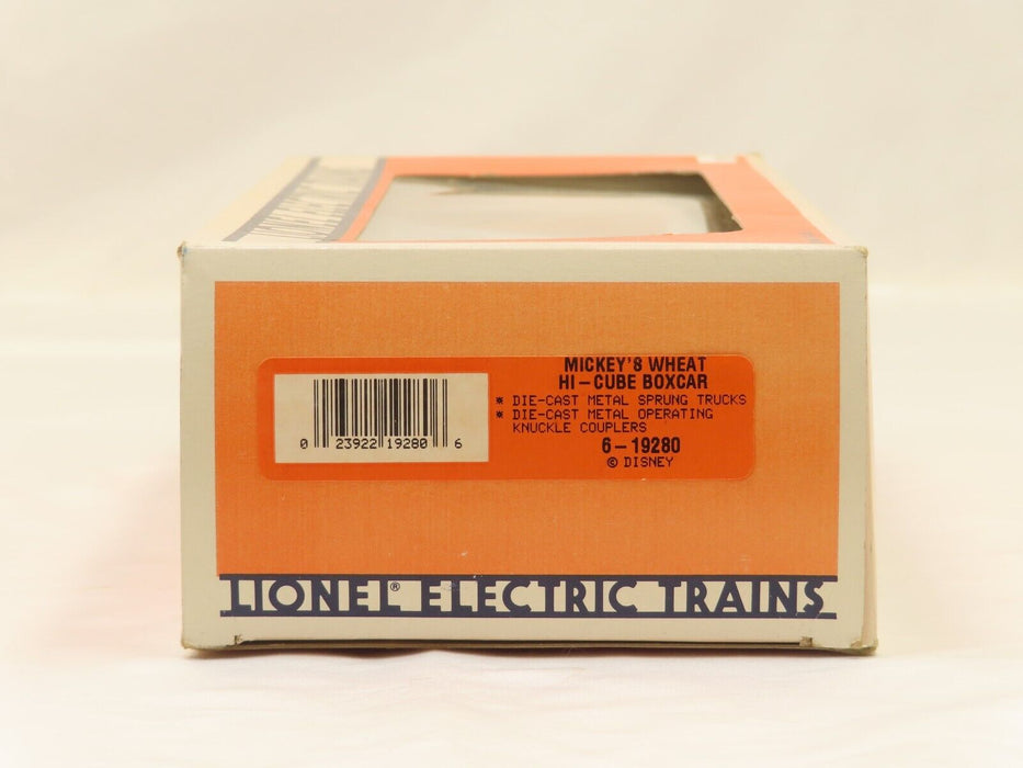 Lionel 6-19280 Mickey's Wheat Hi-Cube Boxcar NIB