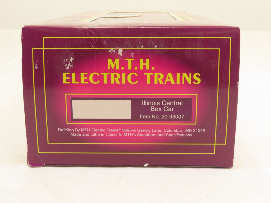 MTH 20-93007 Illinois Central Box Car LN