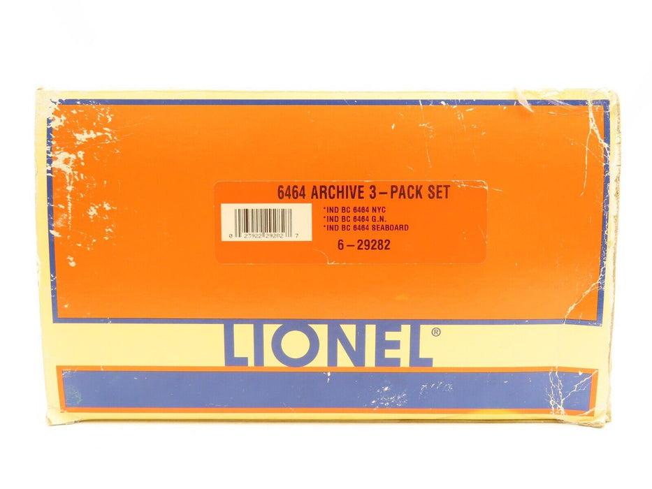 Lionel 6-29282 6464 Archive 3- Pack set NIB