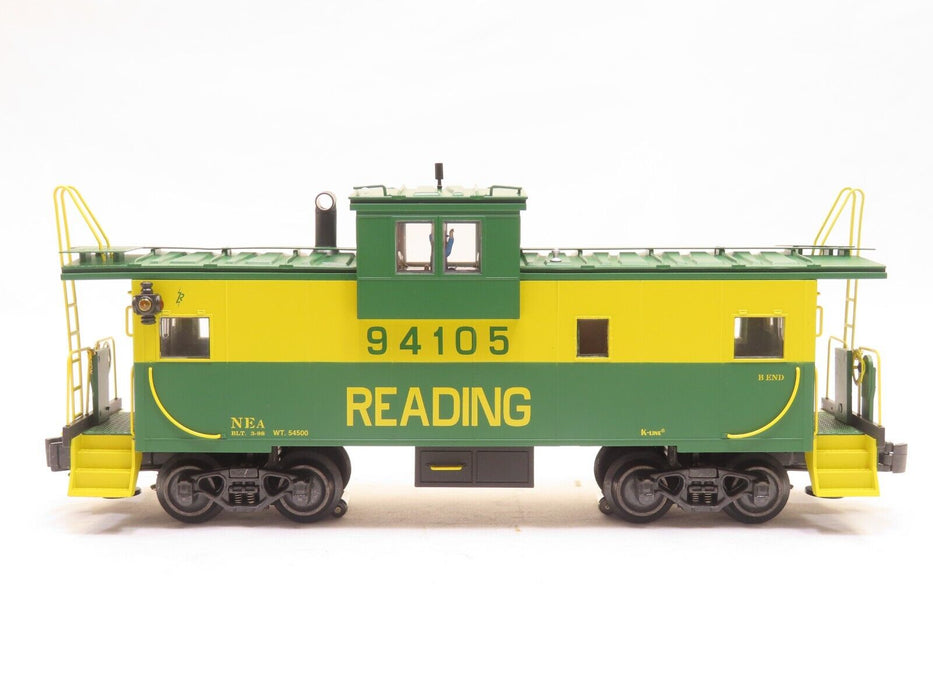 K-Line K613-1932 Reading Class Extended Vision Scale Smoking Caboose NIB