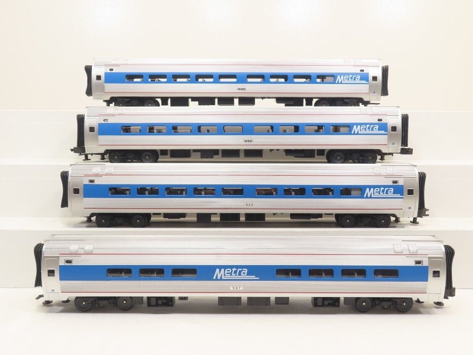 MTH 20-6520 Metra Amfleet 4-Car Passenger Set NIB