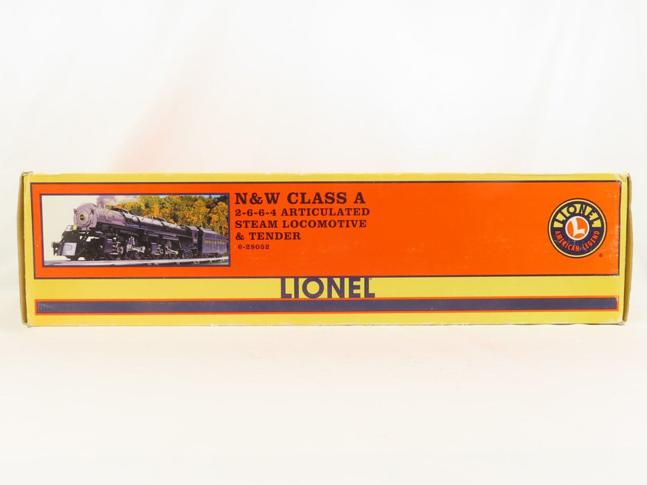 Lionel 6-28052 N&W Class A 2-6-6-4 Steam Loco w/TMCC Railsounds LN