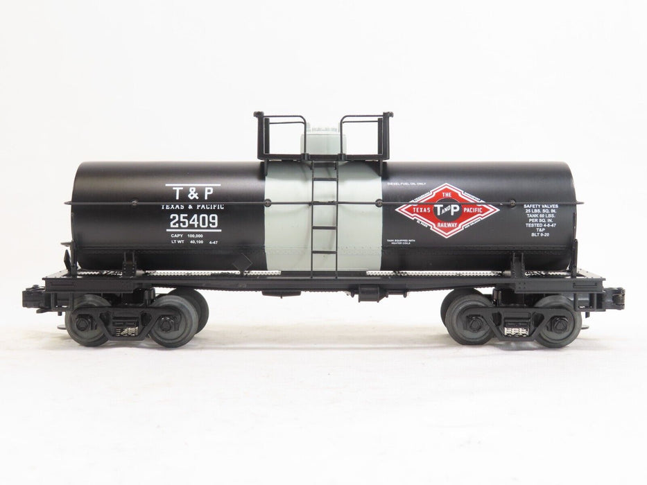 MTH 30-8106 Texas & Pacific Die Cast Tank Car LN