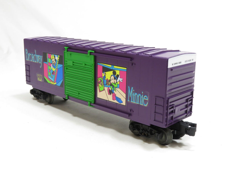 Lionel 6-19271 Disney Minnie Mouse "Broadway Minnie" Hi-Cub Boxcar LN