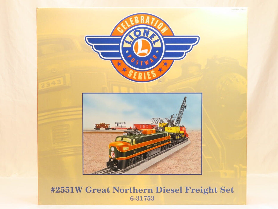 Lionel 6-31753 #2551W Great Northern EP-5 Freight Set NIB