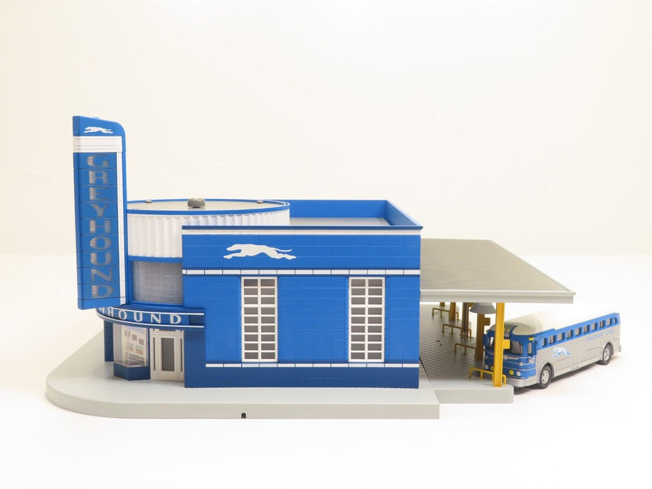 MTH 30-9040 Greyhound Station Blue/Gray LN