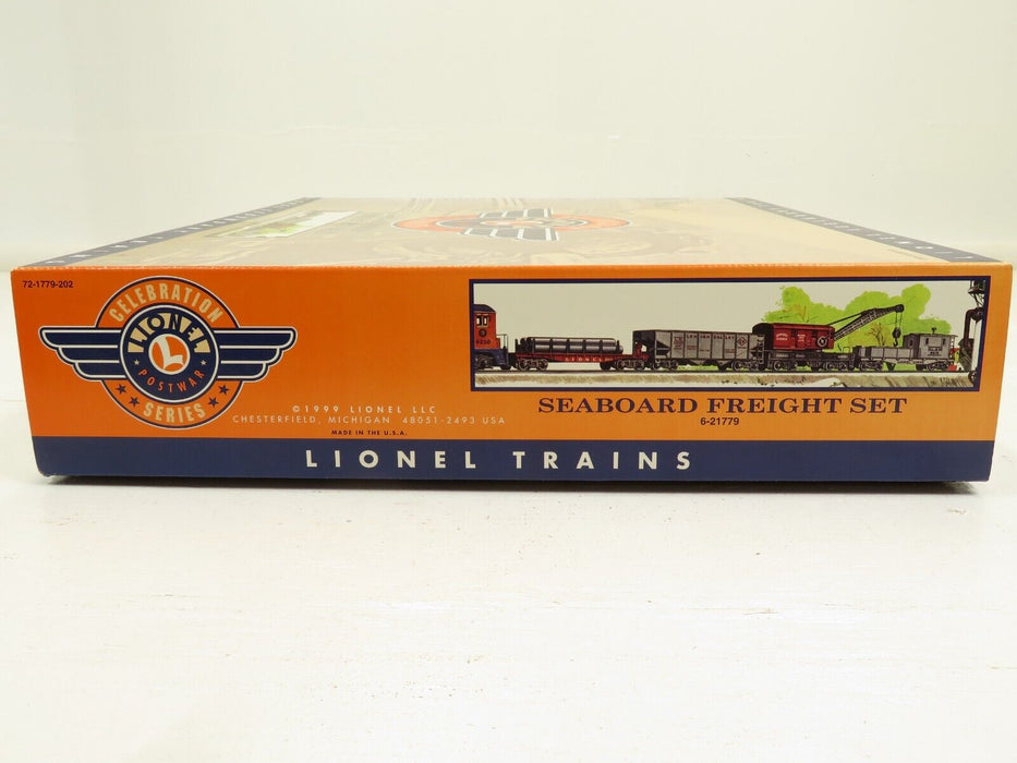 Lionel 6-21779 Seaboard 4 Car Work Train Freight Car Set NIB