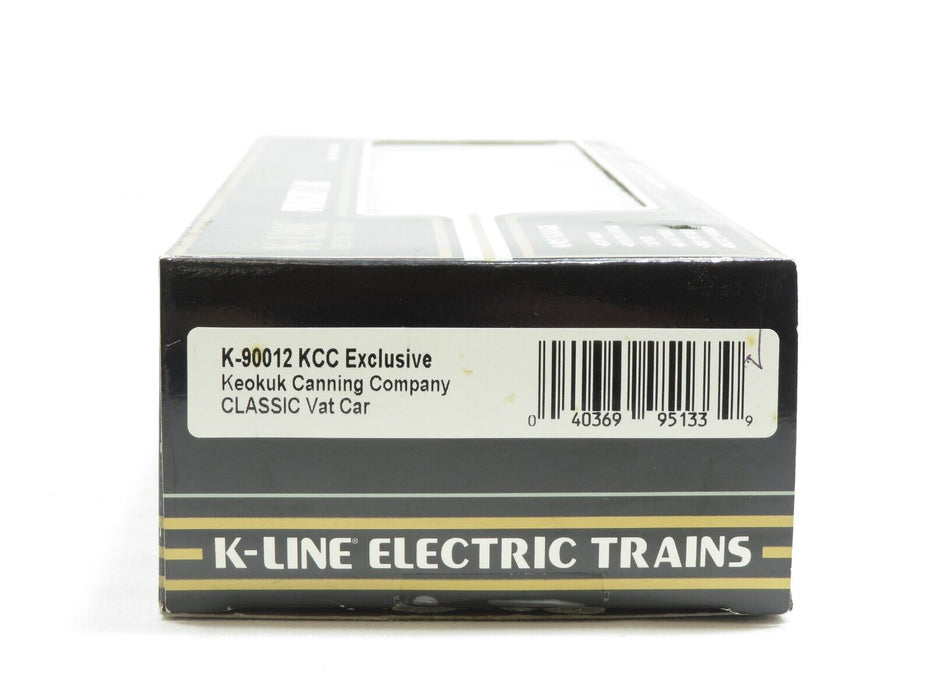 K-Line K-90012 KCC Exclusive Classic Vat Car LN