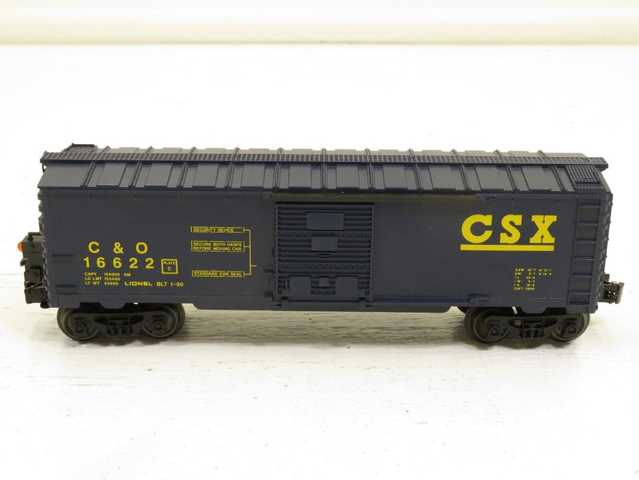 Lionel 6-16622 CSX Boxcar w/E.T.D. Blinking End of Train Device NIB