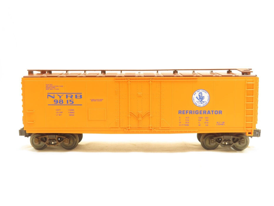 York Reefer Lionel 6-9815 New York Central Standard O Reefer NIB — NY-ElectricTrains