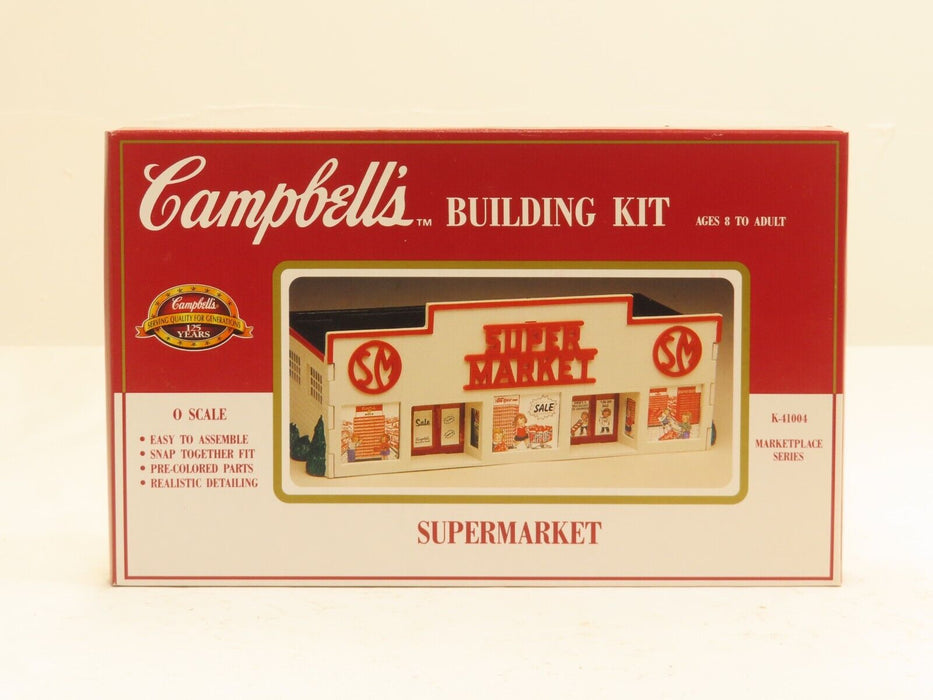 K-Line Lot of 2 Campbell's Building Kits Supermarket K-40814 & Diner K-41004 NIB