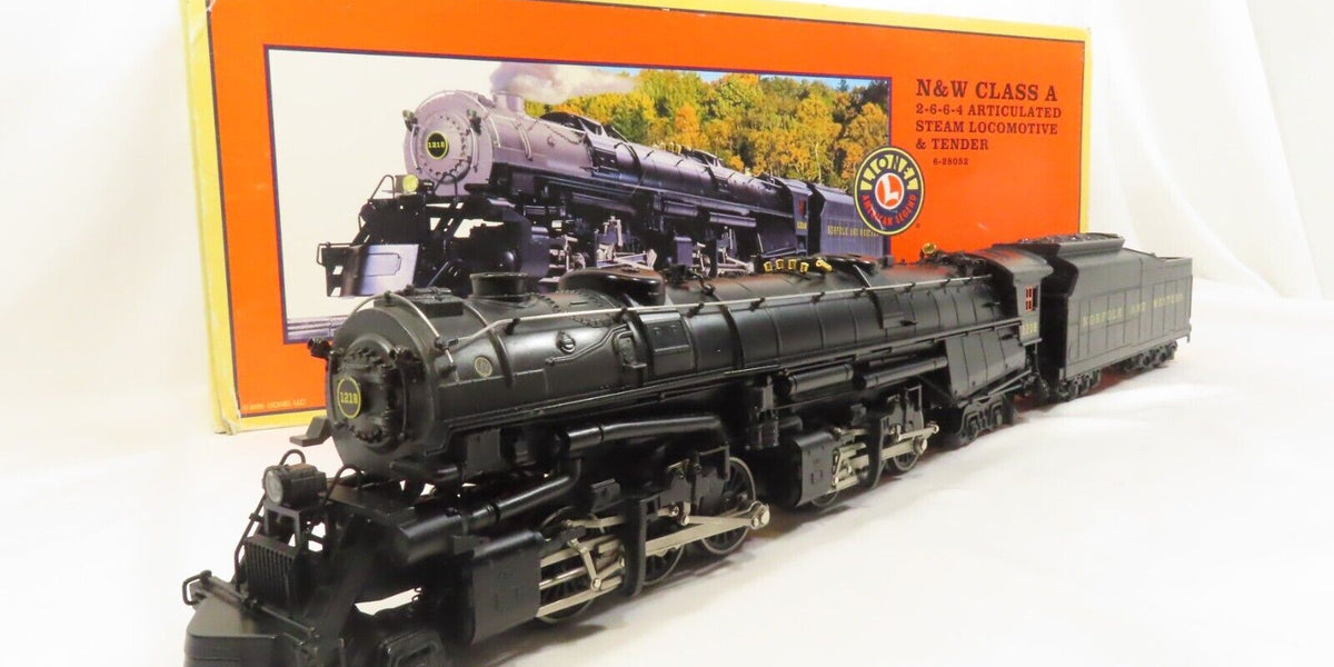 Lionel 6-28052 N&W Class A 2-6-6-4 Steam Loco w/TMCC Railsounds LN