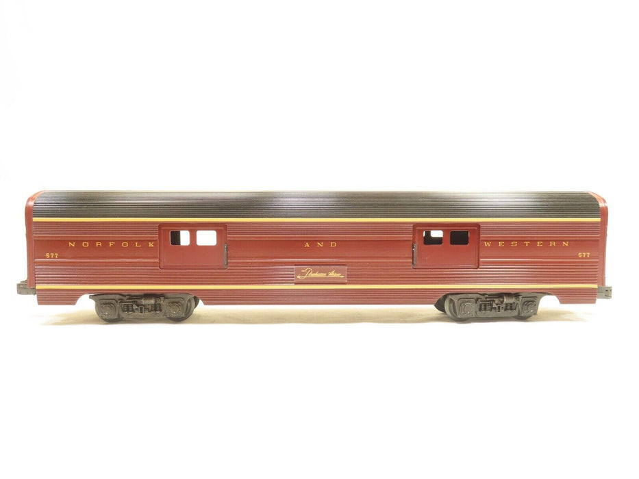 Lionel 6-9562 Painted Aluminum Norfolk & Western Baggage Car NIB