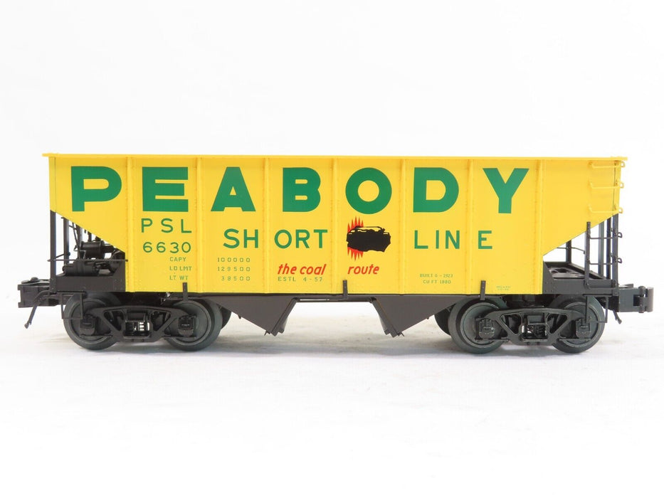 Atlas 3005821-4 O 55-Ton Coal Hopper Peabody #6630 NIB