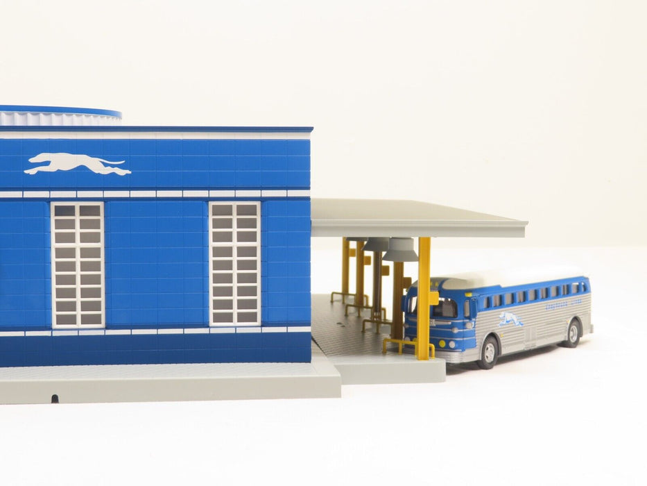 MTH 30-9040 Greyhound Station Blue/Gray LN