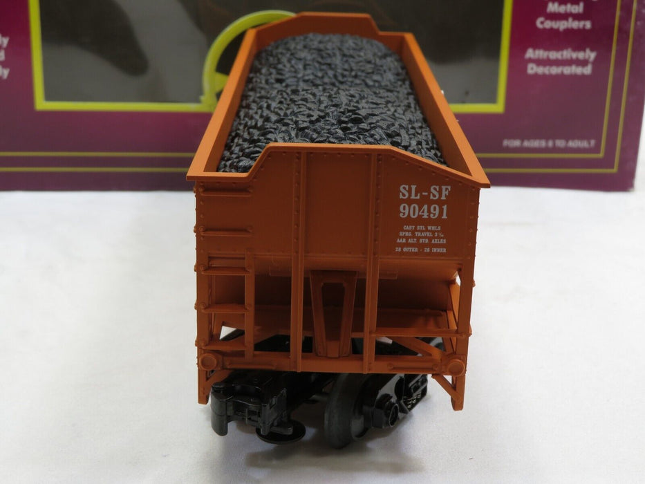 MTH 20-97415 Frisco 2-Bay Offset Hopper w/Coal Load LN