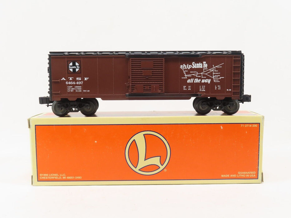 Lionel 6-29202 6464-497 ATSF Boxcar LN