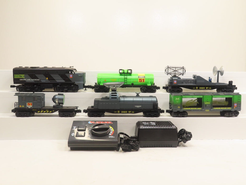 Lionel 6-31926 Area 51 Alien Recovery Train Set No Track LN