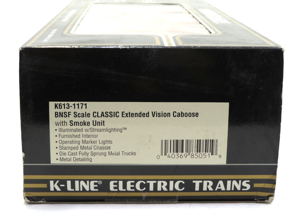 K-Line K613-1171 BNSF Extended Vision Caboose LN