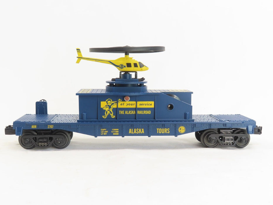 MTH 30-79175 Alaska Flatcar with Operating Helicopter LN