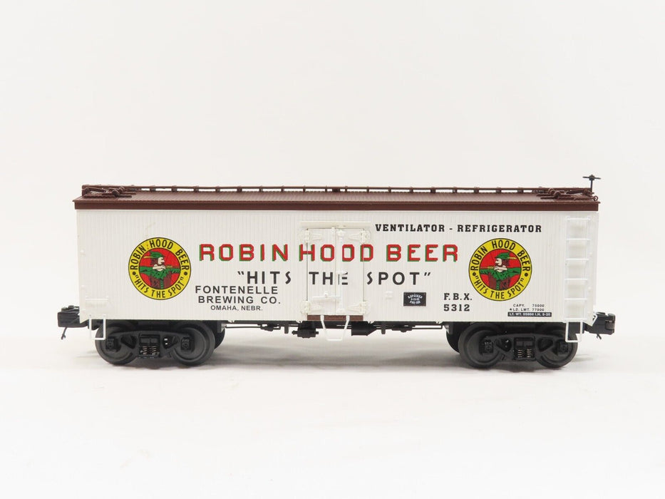 MTH 20-94300 Robin Hood Beer #5312 36' Wood Reefer LN