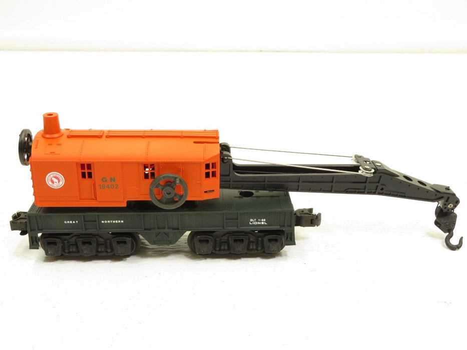 Lionel 6-19402 Great Northern Crane Car LN