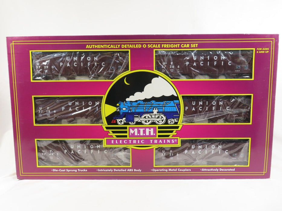 MTH 20-97404 Union Pacific 4 Bay Hopper 6 Car Set LN