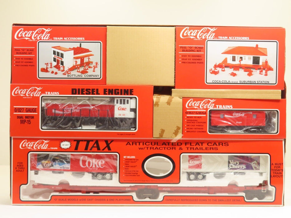 K-Line Coca Cola TTax Tractor Trailer Train Set LN 6725