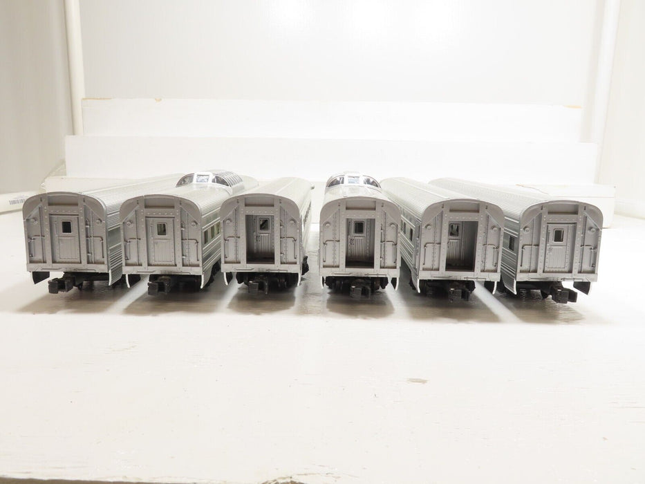 Lionel 6 Car Burlington Pass. Set (9578, 9588, 9576, 9579, 9580, 9577) LN 7745