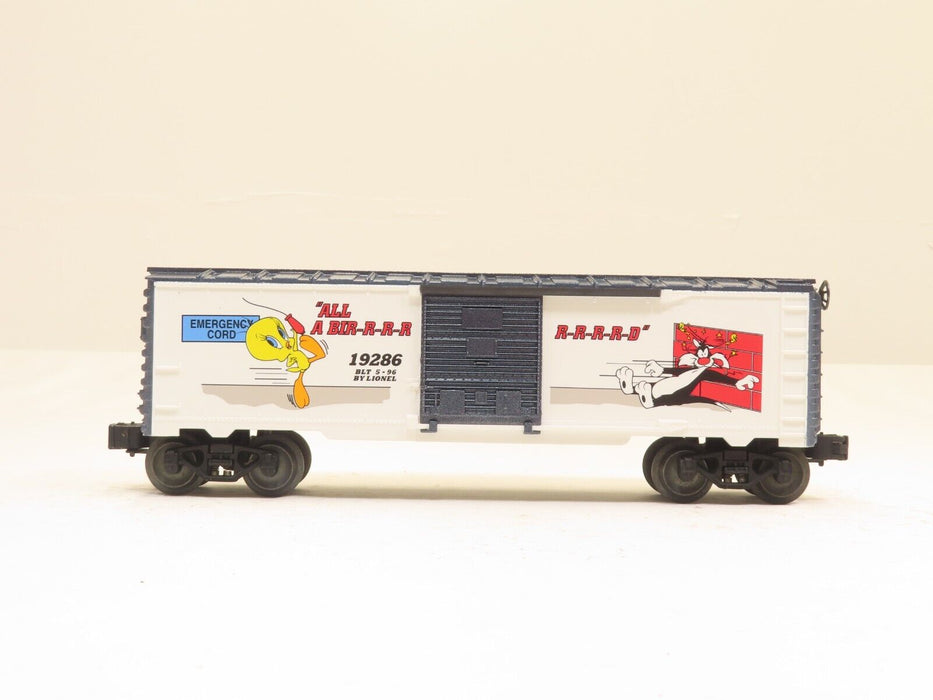 Lionel 6-19286 Warner Bros. Sylvester & Tweety "All Aboard" Boxcar LN