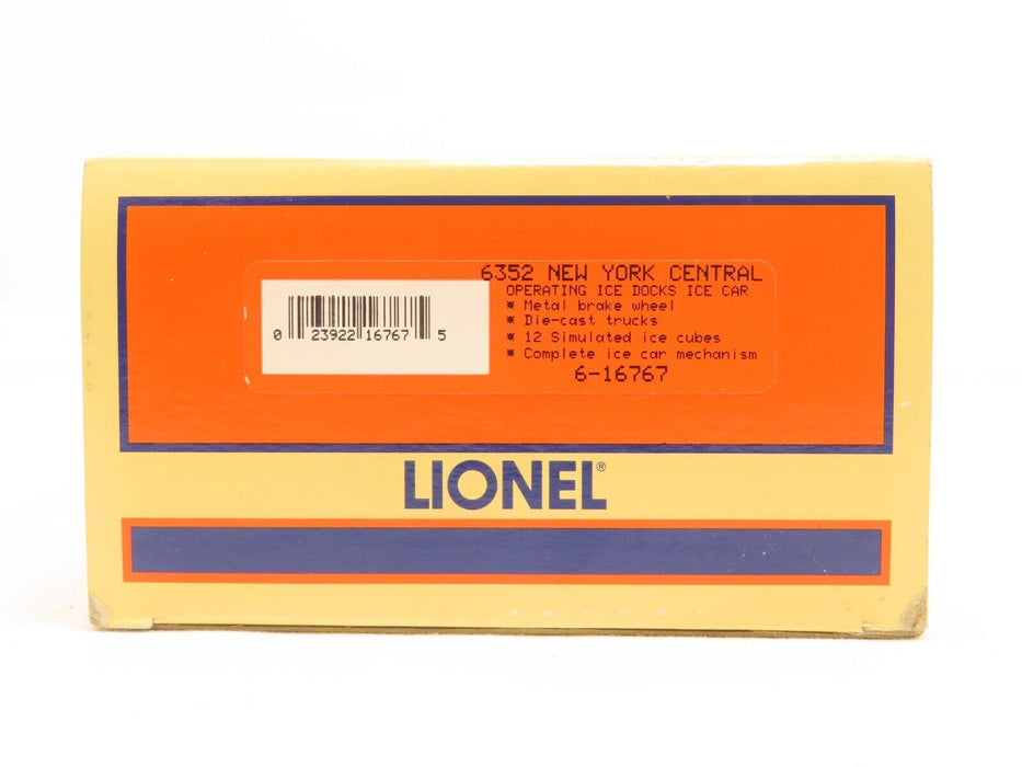 Lionel 6-16767 6352 New York Central Operating Ice Car LN