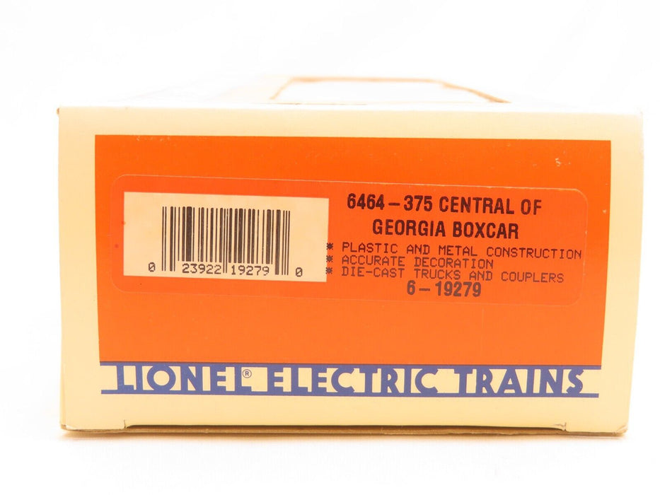 Lionel 6-19279 Central of Georgia Box Car NIB