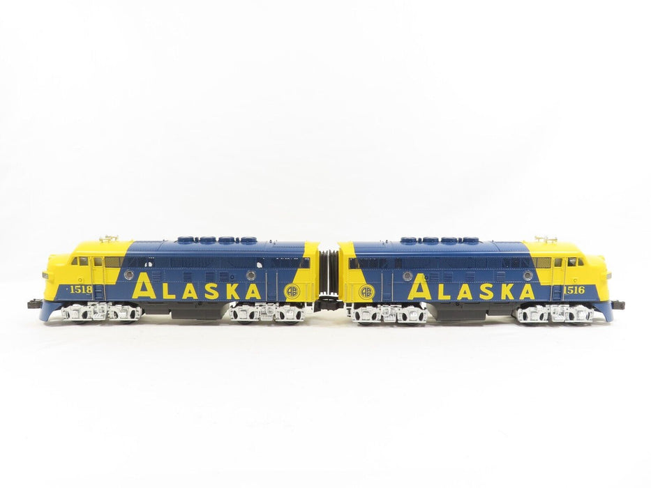 MTH MT-2128LP EMD F-3 AA Alaska Diesel Set w/protosound LN