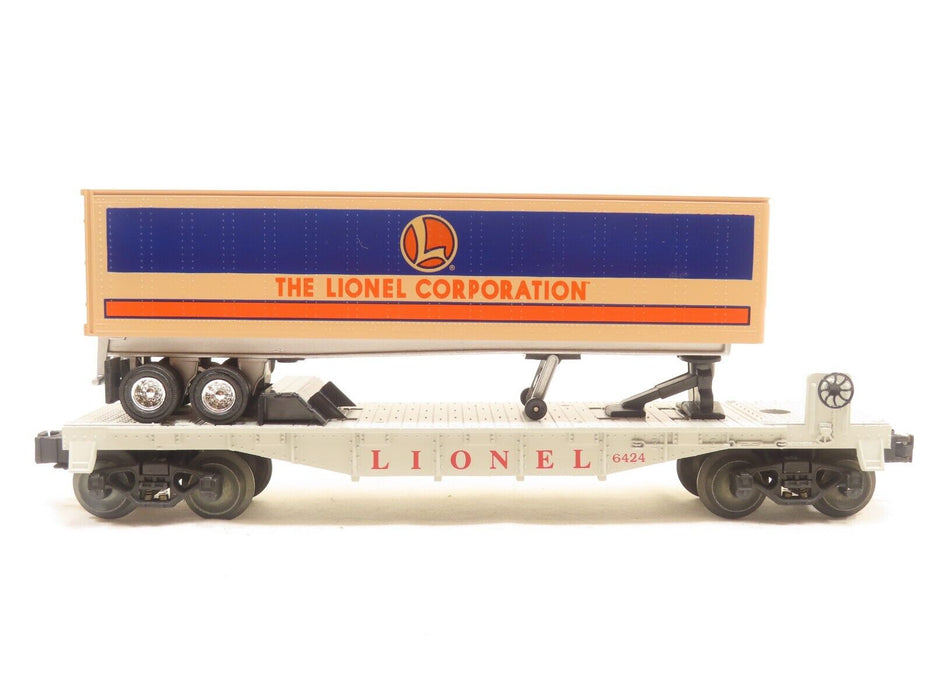 Lionel 6-16924 6424 Lionel Corporation Trailer on Flatcar LN