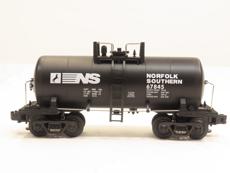 MTH 20-9600L Norfolk Southern O Scale 8000 Gallon Tank Car LN