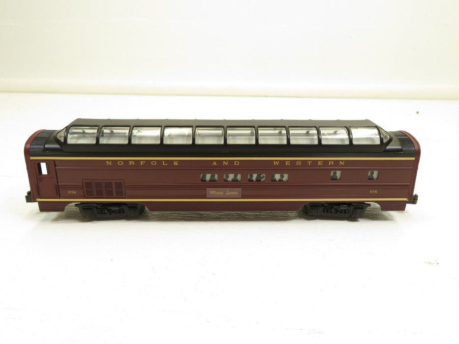 Lionel 6-19108 Norfolk And Western Full Vista Dome Car NIB