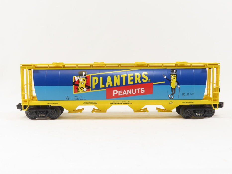 MTH 30-75114 Planters Peanuts 4-Bay Cylindrical Hopper Car LN