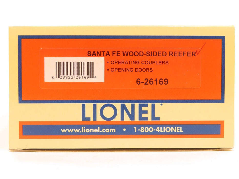 Lionel 6-26169 Santa Fe Wood-Sided Reefer LN