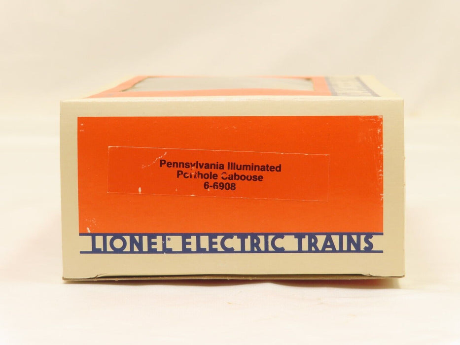 Lionel 6-6908 Pennsylvania Illuminated Porthole Caboose NIB