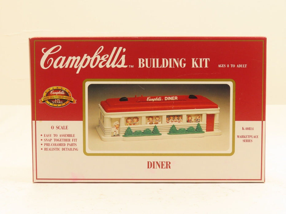 K-Line Lot of 2 Campbell's Building Kits Supermarket K-40814 & Diner K-41004 NIB