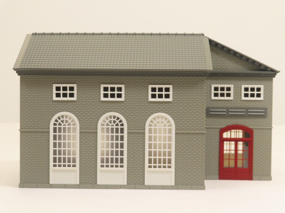 MTH 30-90007 Public Works Building Gray & White LN