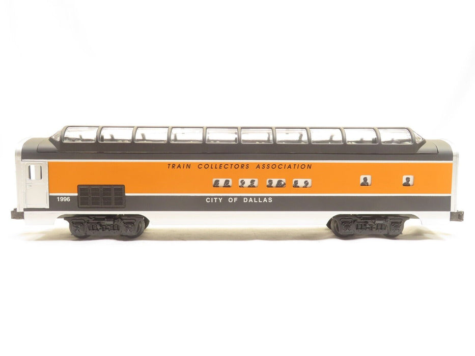 Lionel 6-52085 TCA Gull Vista Dome Aluminum Passenger Car NIB