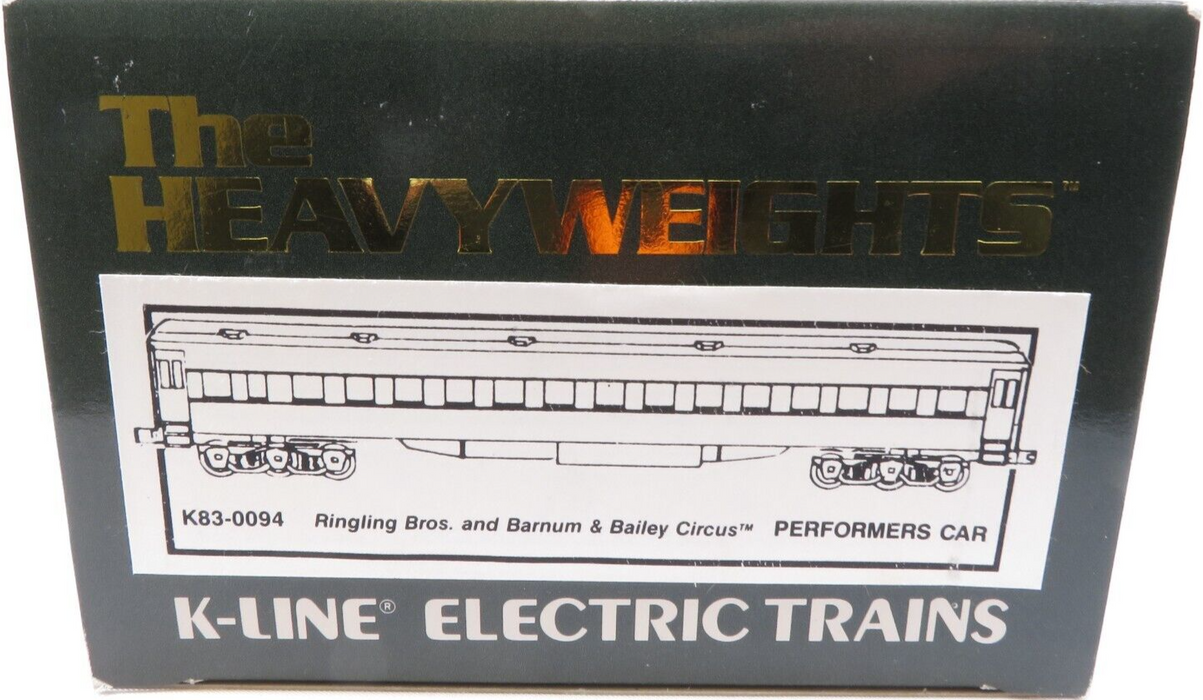 K-Line K83-0094 Ringling Bros. Passenger Car NIB