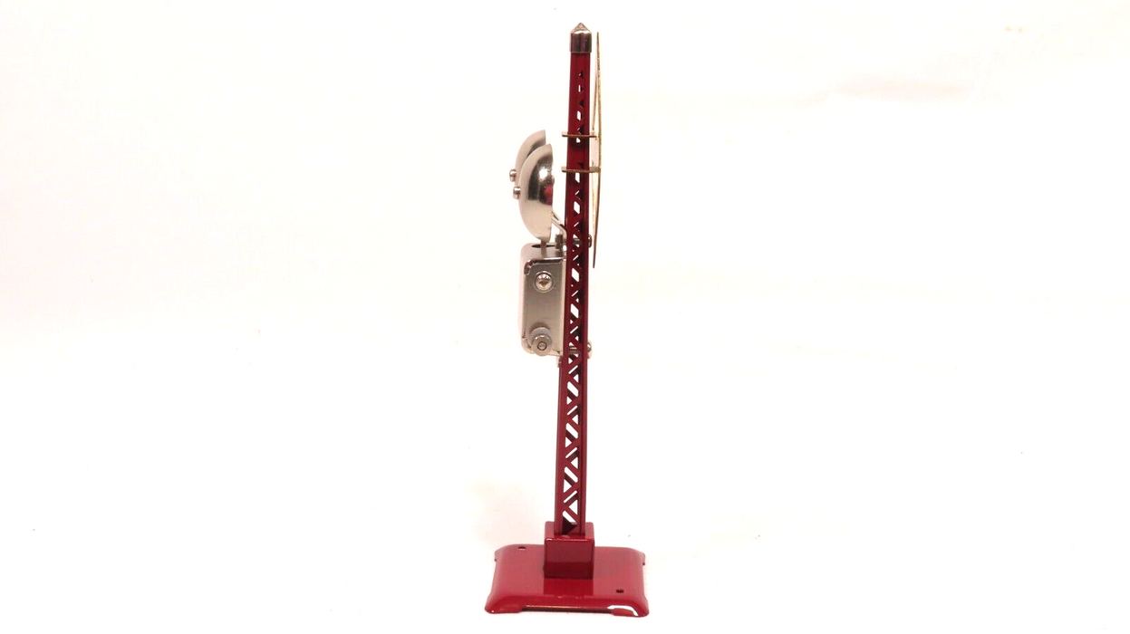 MTH 30-1077 No. 69N Warning Bell Maroon with Brass Sign NIB