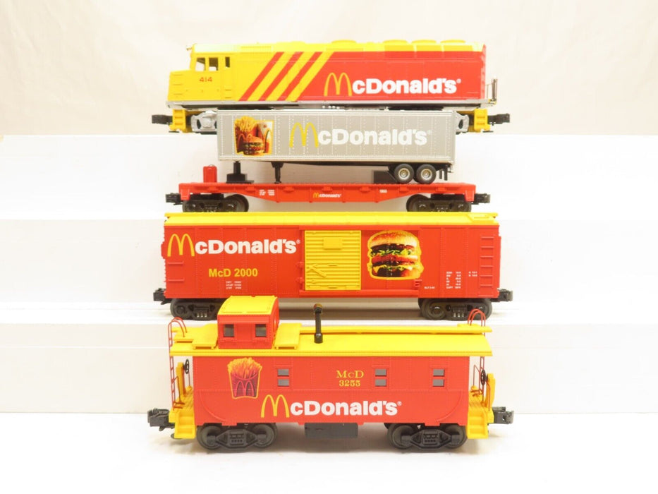 MTH 30-4042-0 McDonalds F40ph RTR Train Set W/Loco Sound LN