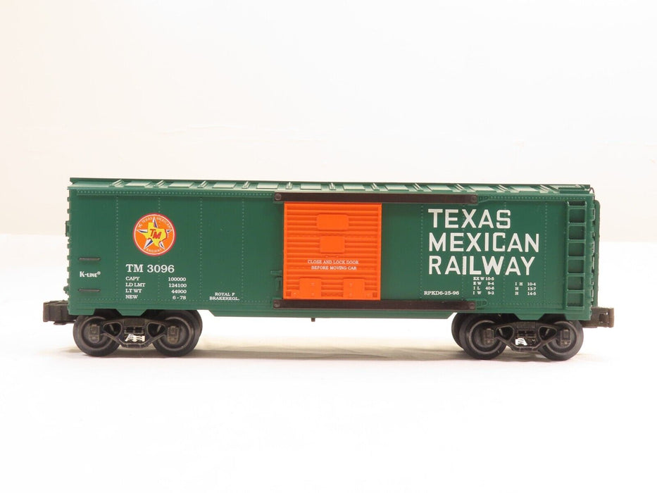 K-Line K-649117IC TCA Texas Mexican Railway Classic Box Car NIB